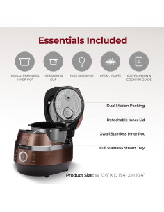 Olla Arrocera de Presión CUCKOO CRP-JHR0609F 6 Tazas Inducción 2