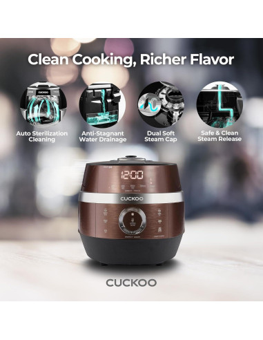 Olla Arrocera de Presión CUCKOO CRP-JHR0609F 6 Tazas Inducción