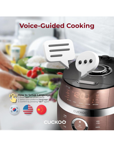 Olla Arrocera de Presión CUCKOO CRP-JHR0609F 6 Tazas Inducción