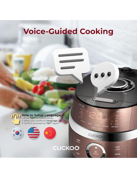 Olla Arrocera de Presión CUCKOO CRP-JHR0609F 6 Tazas Inducción