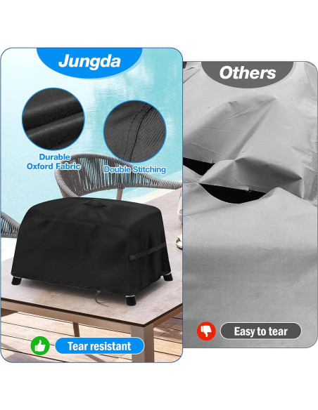 Cubierta de Parrilla de Mesa Jungda 66x46x33cm Impermeable Cubierta de Parrilla de Mesa Jungda 66x46x33cm Impermeable