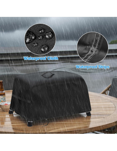 Cubierta de Parrilla de Mesa Jungda 66x46x33cm Impermeable