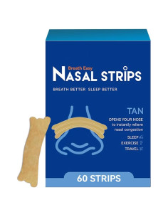 Tiras Nasales Antironquidos Hengulus - 60 Unidades, Alivio Instantáneo