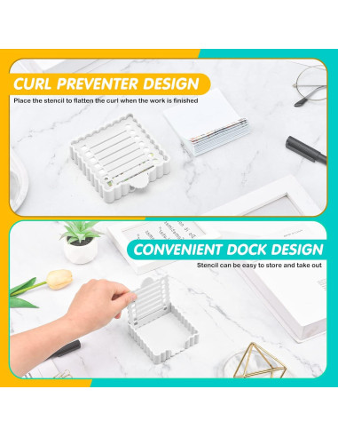 Soporte para Notas Adhesivas Litacimi Blanco Compacto