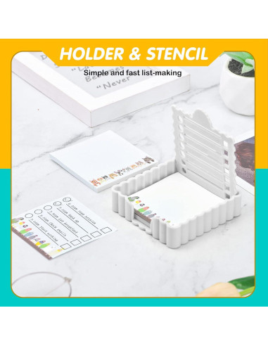 Soporte para Notas Adhesivas Litacimi Blanco Compacto