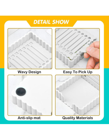 Soporte para Notas Adhesivas Litacimi Blanco Compacto