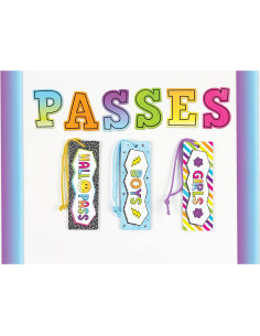 Letras Magnéticas Negras 3" Recursos Creados por el Profesor - 55 Piezas 2