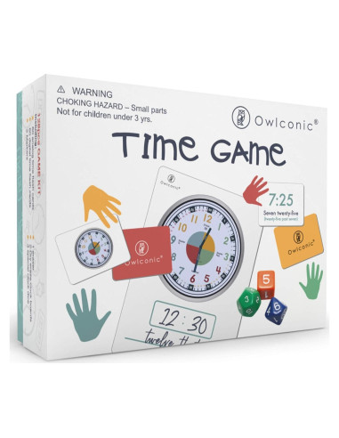 Juego Didáctico de Tiempo OWLCONIC - 128 Piezas para Niños