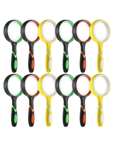 12 Lupas de Lectura Dimeho 10X Antideslizantes 50 mm