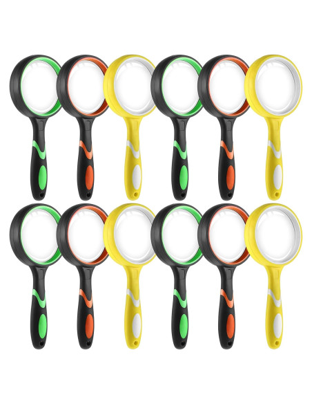 12 Lupas de Lectura Dimeho 10X Antideslizantes 50 mm