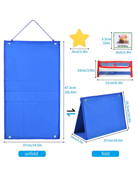 Horario Visual para Niños SYCYKA 67.5x37cm con 96 Tarjetas Horario Visual para Niños SYCYKA 67.5x37cm con 96 Tarjetas