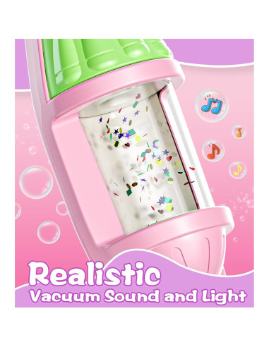 Aspiradora de Juguete BOIMOES con Sonidos y Luces - 3 a 5 Años