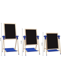 Caballete de Arte GEMEM para Niños Ajustable Doble Cara 2