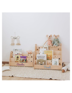 Estantería Montessori Personalizada de Madera para Niños