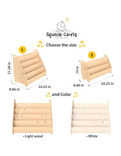 Estantería Montessori Personalizada de Madera para Niños 2