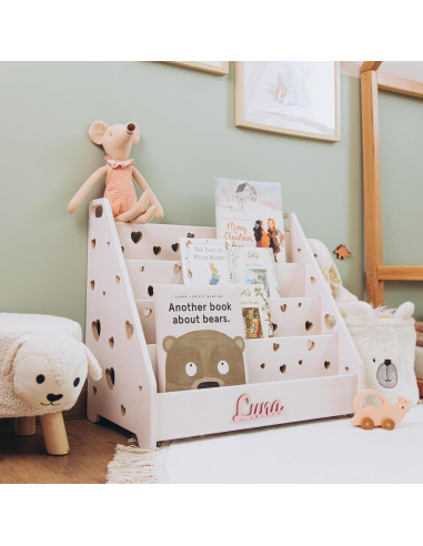 Estantería Montessori Personalizada de Madera para Niños