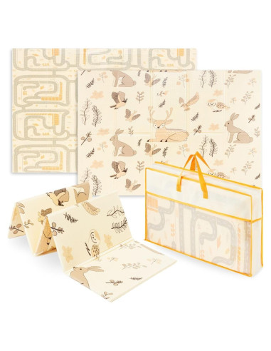 Alfombra de Juego Plegable Mamabrum 180x120cm Doble Cara