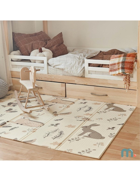 Alfombra de Juego Plegable Mamabrum 180x120cm Doble Cara