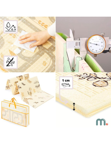 Alfombra de Juego Plegable Mamabrum 180x120cm Doble Cara