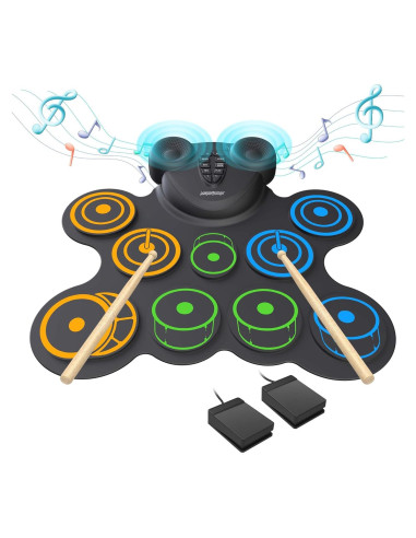 Conjunto de Batería Electrónica MARVTOWN M100 para Niños