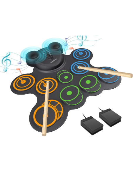 Conjunto de Batería Electrónica MARVTOWN M100 para Niños