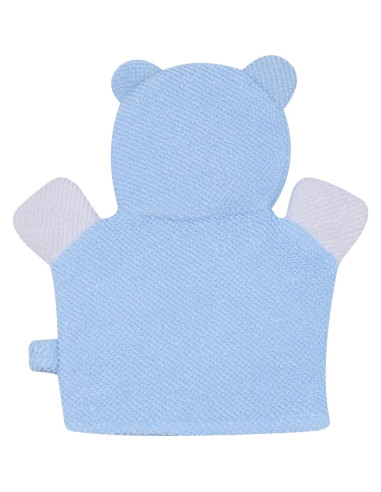 Esponja de Baño de Malla Caviotess Oso Azul Exfoliante