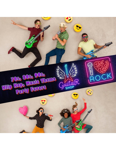 Conjunto de Fiesta Rock Star - 8 Gafas Divertidas y Accesorios Conjunto de Fiesta Rock Star - 8 Gafas Divertidas y Accesorios