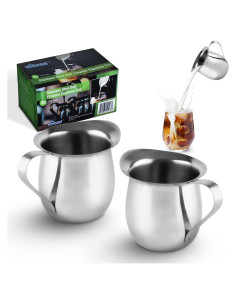 Jarra de Crema Acero Inoxidable EHOMEA2Z 85 g - Set de 2