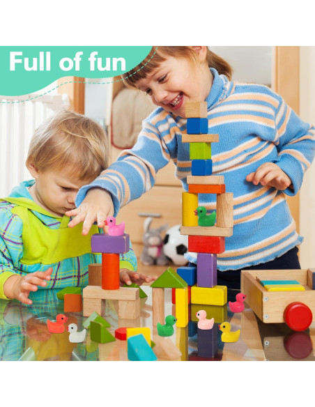 130 Mini Patos de Resina Rachan para Jardín y Acuario