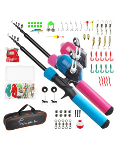 Kit de Caña de Pescar Ehowdin 1.5m para Niños con Carrete