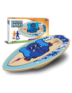 Tablero de Equilibrio de Madera WALIKI Azul 48.3x22.9 cm