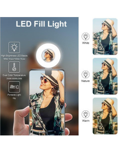 Anillo de Luz Magnético Yicixindong para Teléfono - 3 Colores 2