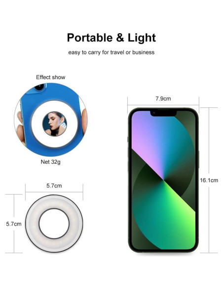 Anillo de Luz Magnético Yicixindong para Teléfono - 3 Colores
