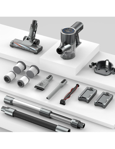 Aspiradora Inalámbrica Airpher 500W 100Min HEPA Gris