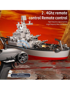 Barco de Guerra RC GoolRC 1:390 con Batería 1500mAh 2