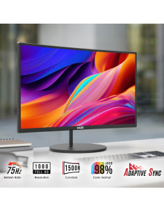 Kado Triple Monitor Curvado 27" 1920x1080 75Hz con Altavoces 2