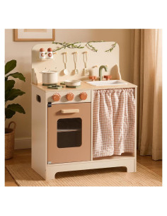 Cocina de Juguete ROBOTIME de Madera Estilo Rústico 9.16 kg