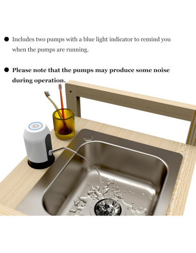 Lavabo Infantil SpeedyConnect Ajustable Acero Inoxidable 71cm