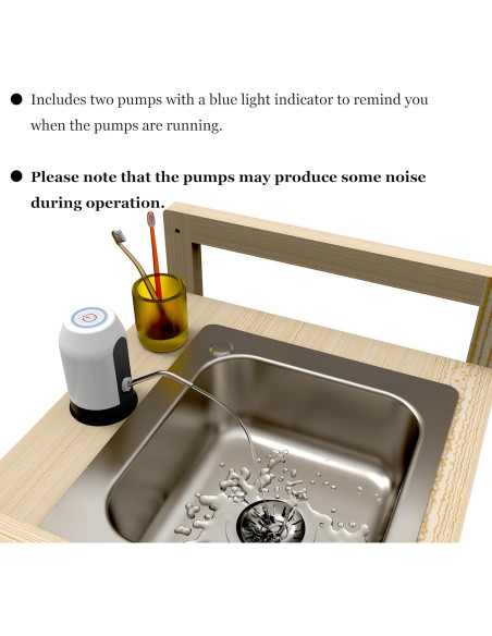 Lavabo Infantil SpeedyConnect Ajustable Acero Inoxidable 71cm