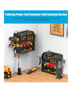 Organizador de Herramientas Eléctricas CCCEI Negro 4 Capas con Carga 2