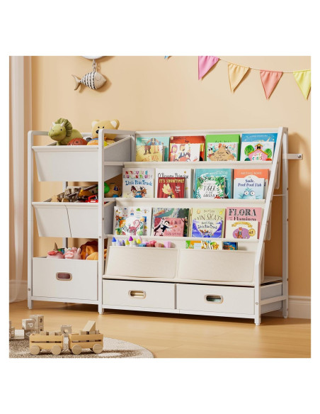 Estantería para Niños HAVLOTII SJ07 con 6 Contenedores