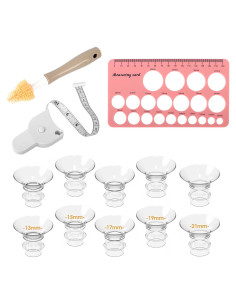 Kit de 10 Insertos de Brida Silicona 13-21mm para Extractor