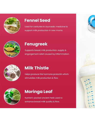 Gomitas Veganas Promesa de Madre para Aumento de Leche Materna