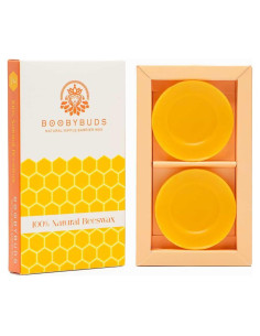Escudos de Pezón de Cera de Abejas BoobyBuds - 40g