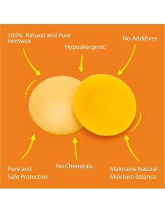 Escudos de Pezón de Cera de Abejas BoobyBuds - 40g 2