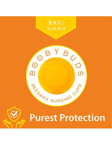 Escudos de Pezón de Cera de Abejas BoobyBuds - 40g