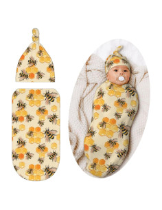 Manta de Envoltura para Bebés Jarverce Miel de Abeja 53x29cm