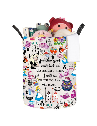 Cesta de Lavandería Plegable JNIAP 50x40 cm Impermeable