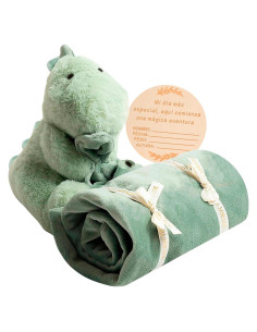 Manta de Seguridad Dinosaurio Verde Esenciales Ibiza 50 cm