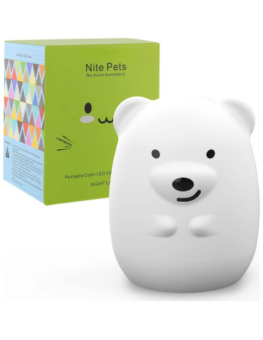 Luz Nocturna Infantil NAHKZNY RT01 9 Colores Control Remoto